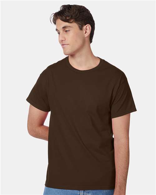 Hanes 5250 - Dark Chocolate (Front)