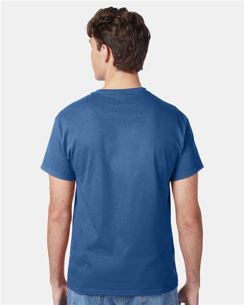 Hanes 5250 - Denim Blue (Back)