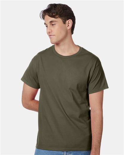 Hanes 5250 - Fatigue Green (Front)