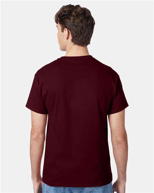 Hanes 5250 - Maroon (Back)