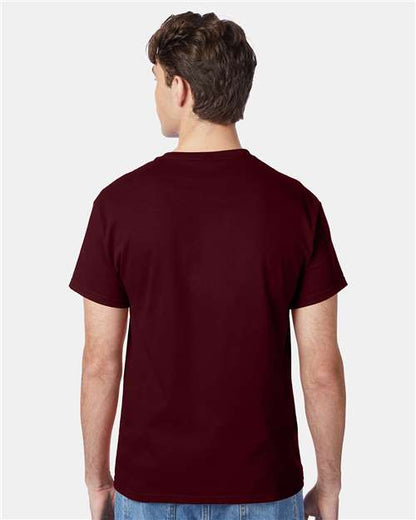 Hanes 5250 - Maroon (Back)