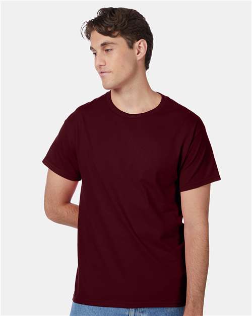Hanes 5250 - Maroon (Front)