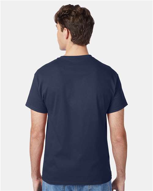 Hanes 5250 - Navy (Back)