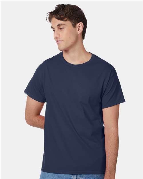 Hanes 5250 - Navy (Front)