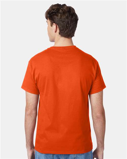 Hanes 5250 - Orange (Back)