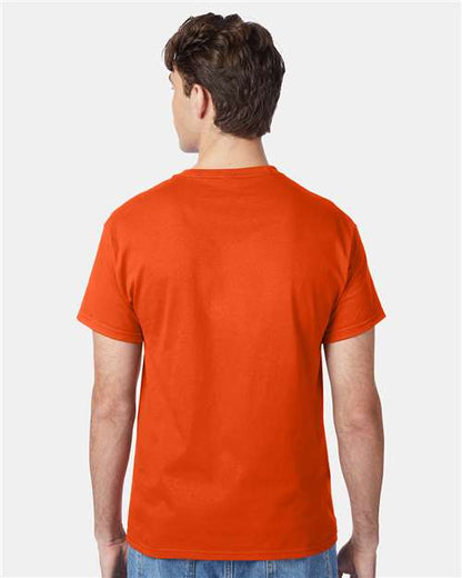 Hanes 5250 - Orange (Back)