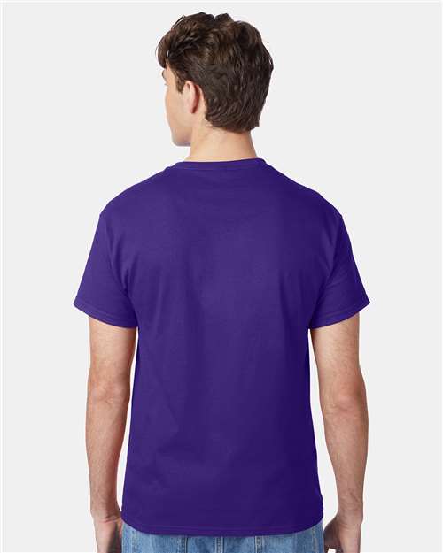Hanes 5250 - Purple (Back)