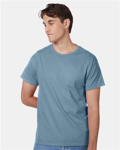 Hanes 5250 - Stonewashed Blue (Front)