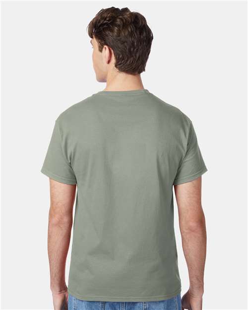 Hanes 5250 - Stonewashed Green (Back)