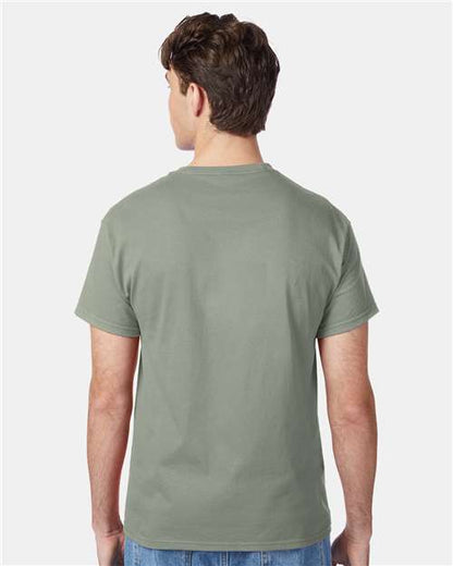 Hanes 5250 - Stonewashed Green (Back)
