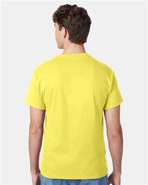 Hanes 5250 - Yellow (Back)