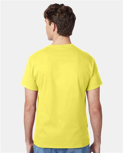 Hanes 5250 - Yellow (Back)