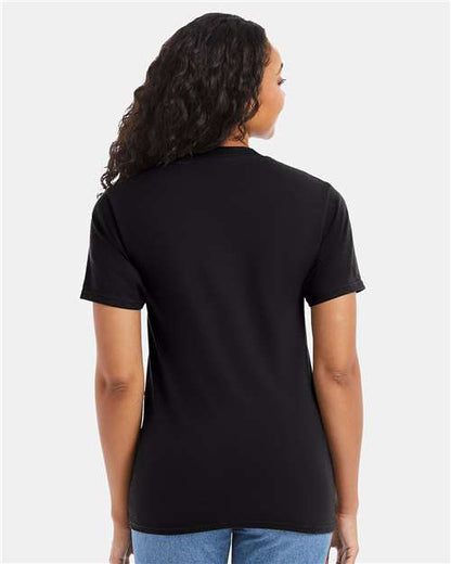 Hanes 5180 - Black (Back)