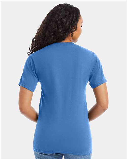Hanes 5180 - Carolina Blue (Back)