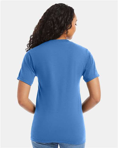 Hanes 5180 - Carolina Blue (Back)