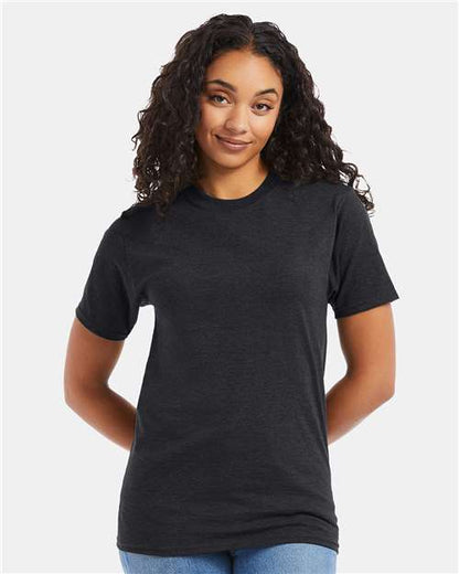 Hanes 5180 - Charcoal Heather (Front)