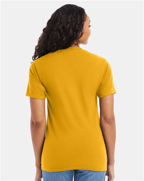 Hanes 5180 - Gold (Back)