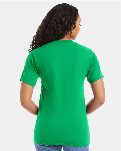 Hanes 5180 - Kelly Green (Back)