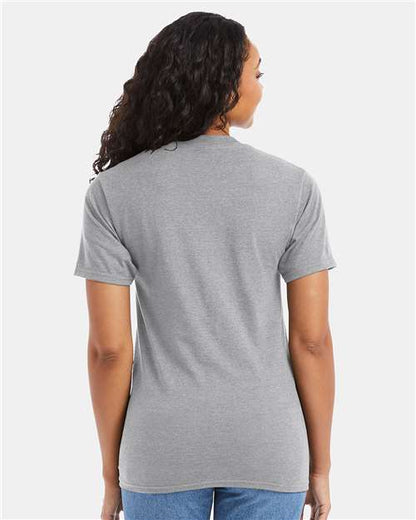 Hanes 5180 - Light Steel (Back)