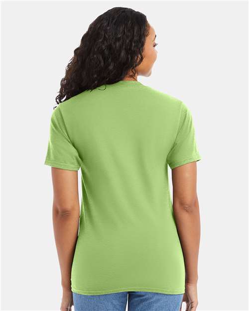 Hanes 5180 - Lime (Back)