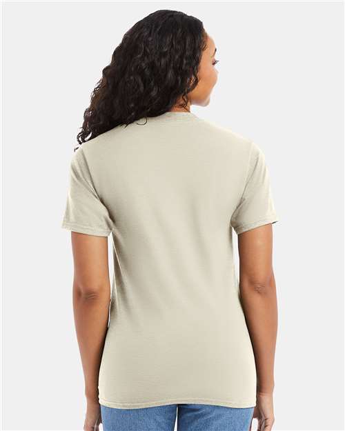 Hanes 5180 - Natural (Back)