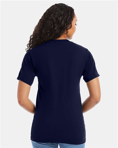 Hanes 5180 - Navy (Back)