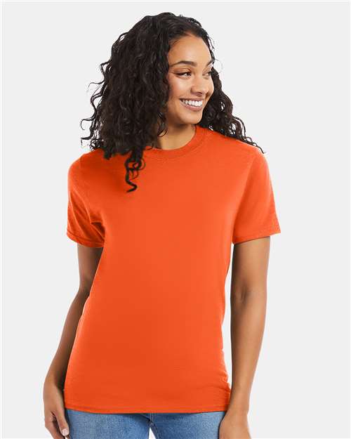 Hanes 5180 - Orange (Front)