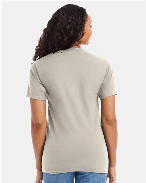 Hanes 5180 - Sand (Back)