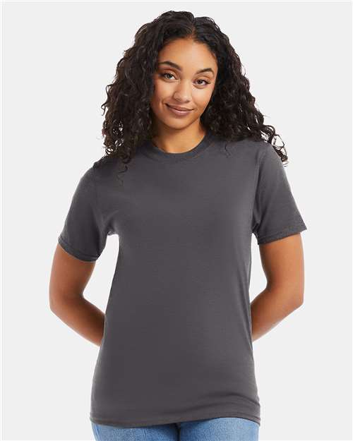 Hanes 5180 - Smoke Grey (Front)