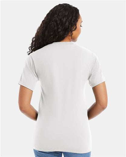 Hanes 5180 - White (Back)