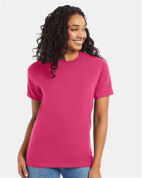 Hanes 5180 - Wow Pink (Front)