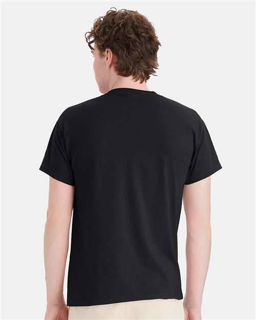 Hanes 5170 - Black (Back)