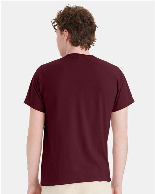 Hanes 5170 - Maroon (Back)
