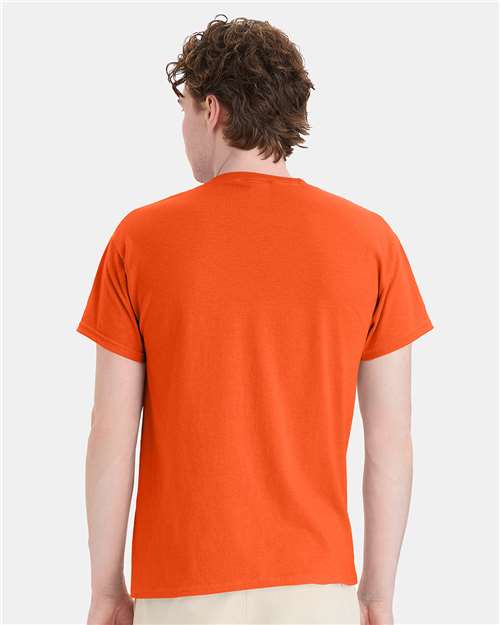 Hanes 5170 - Orange (Back)