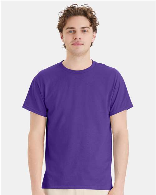 Hanes 5170 - Purple (Front)