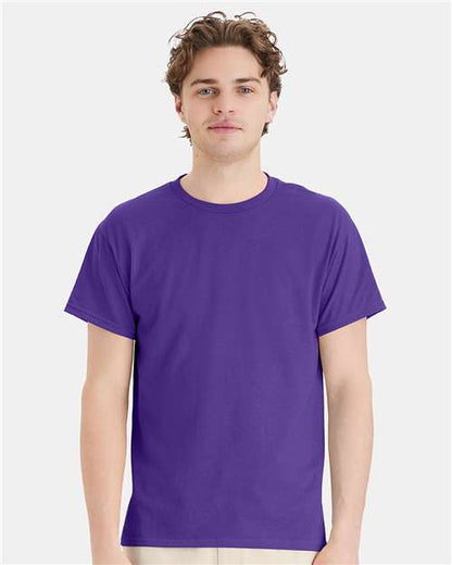 Hanes 5170 - Purple (Front)