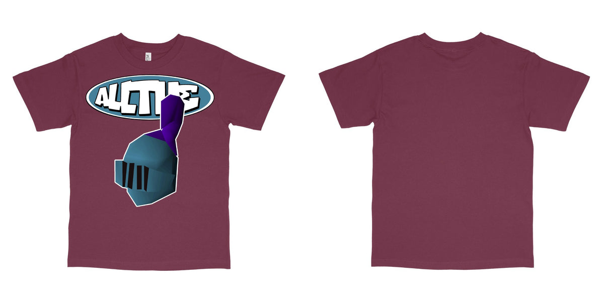 American Apparel 1301 — Burgundy / L