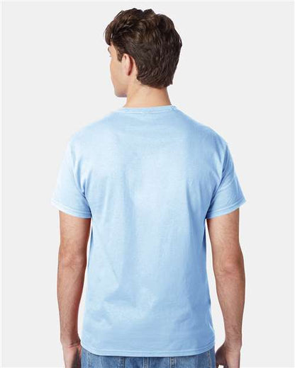 Hanes 5250 - Light Blue (Back)
