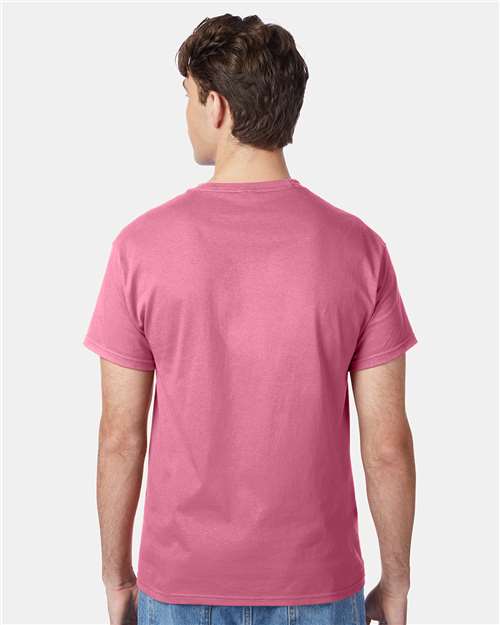 Hanes 5250 - Pink (Back)