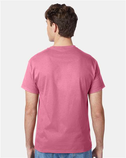 Hanes 5250 - Pink (Back)