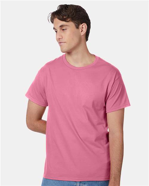 Hanes 5250 - Pink (Front)