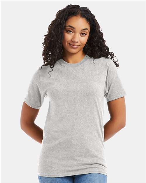 Hanes 5180 - Ash (Front)