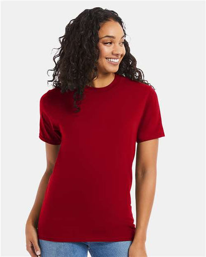Hanes 5180 - Deep Red (Front)