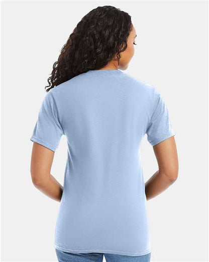 Hanes 5180 - Light Blue (Back)