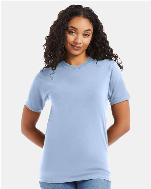 Hanes 5180 - Light Blue (Front)
