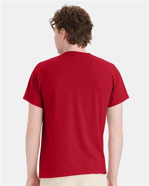 Hanes 5170 - Deep Red (Back)