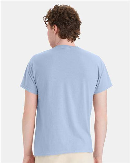 Hanes 5170 - Light Blue (Back)