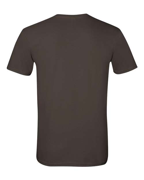 Gildan 64000 - Dark Chocolate (Back)