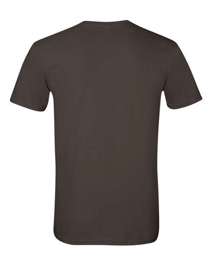Gildan 64000 - Dark Chocolate (Back)