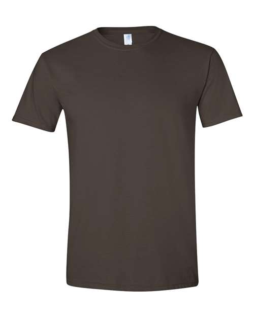 Gildan 64000 - Dark Chocolate (Front)